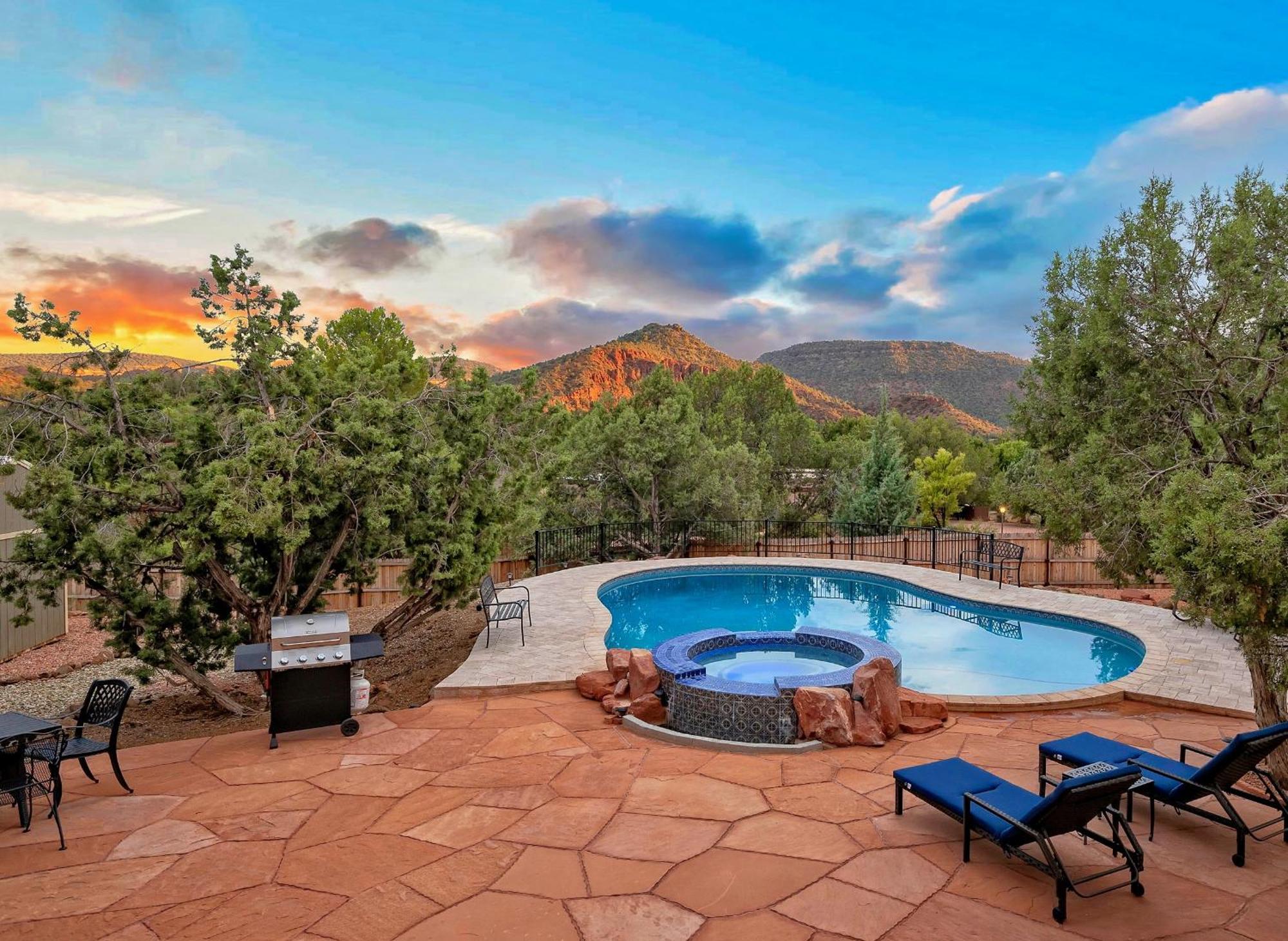 Sedona'S Paradise Found, Saltwater Pool And Hot Tub, Private Oasis! Extérieur photo