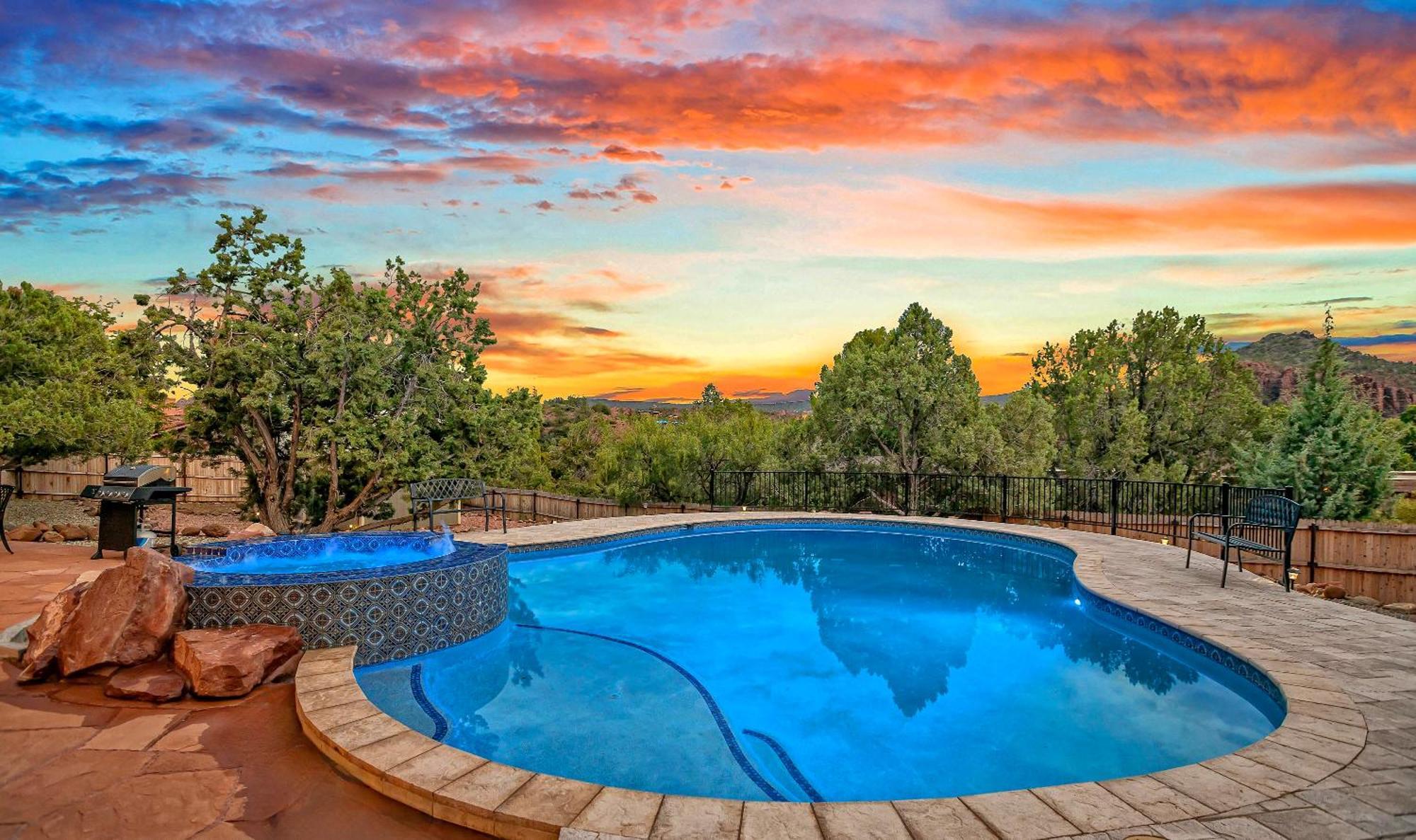 Sedona'S Paradise Found, Saltwater Pool And Hot Tub, Private Oasis! Extérieur photo