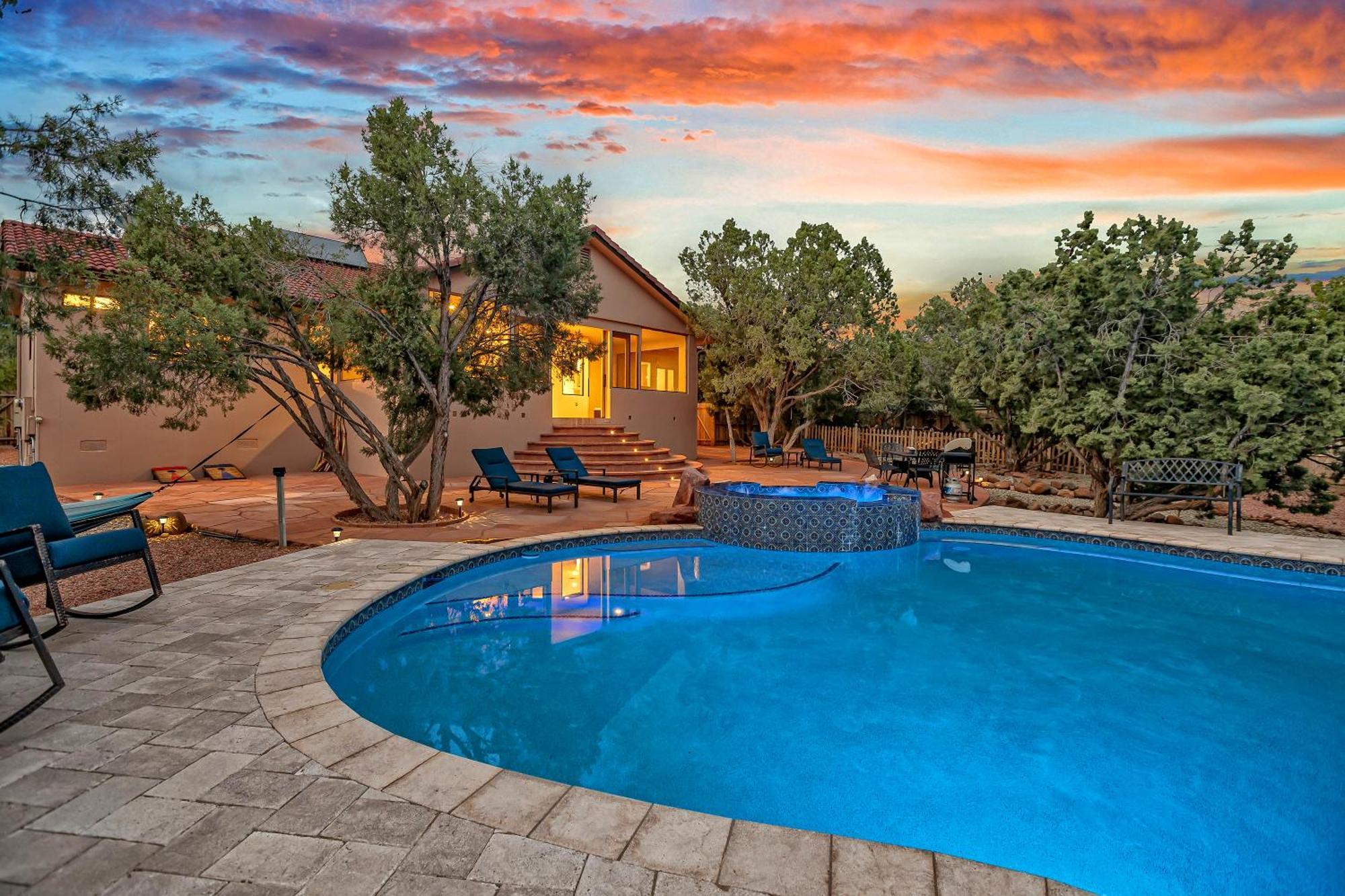 Sedona'S Paradise Found, Saltwater Pool And Hot Tub, Private Oasis! Extérieur photo